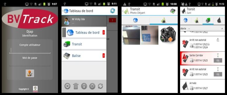 BVTrack Android Application